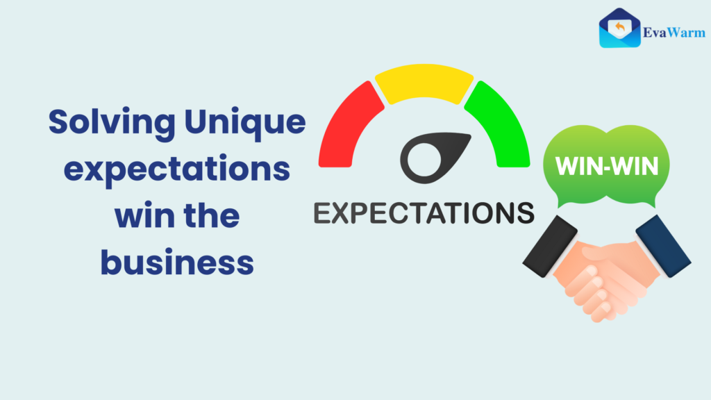 Solving Unique expectations win the business 